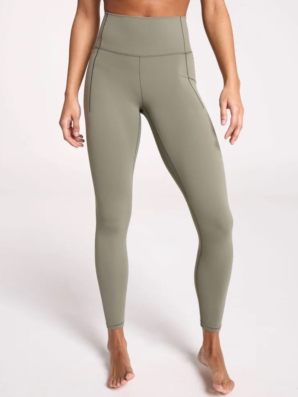 CALIA Inspire High-Rise 7/8 Leggings with Side Pockets Gray
